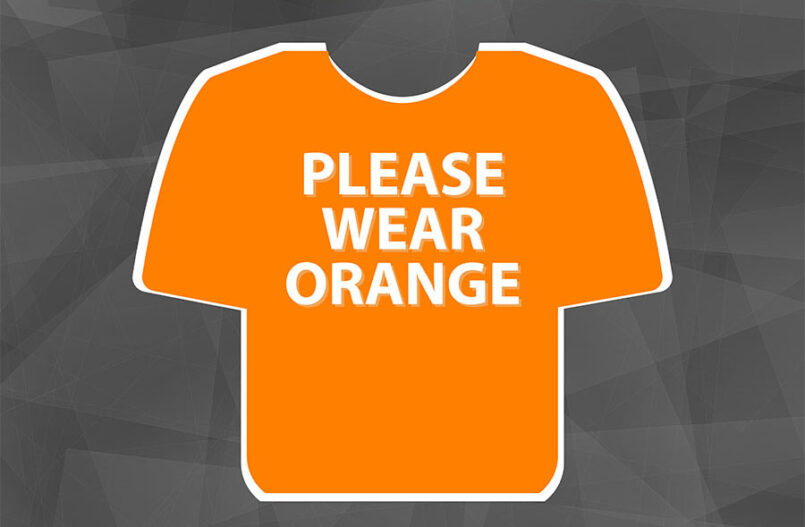 please wear orange